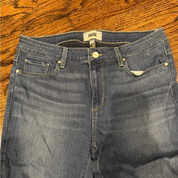PAIGE Verdugo Ankle Dark Blue denim jeans - Picture 4 of 6